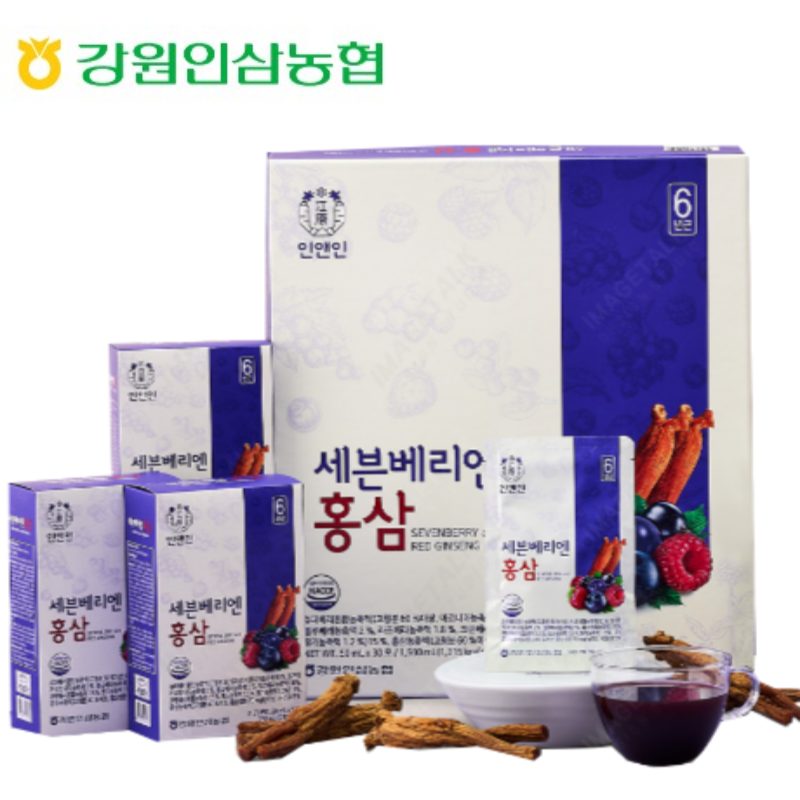 강원인삼농협 세븐베리엔홍삼(50ml*30포)