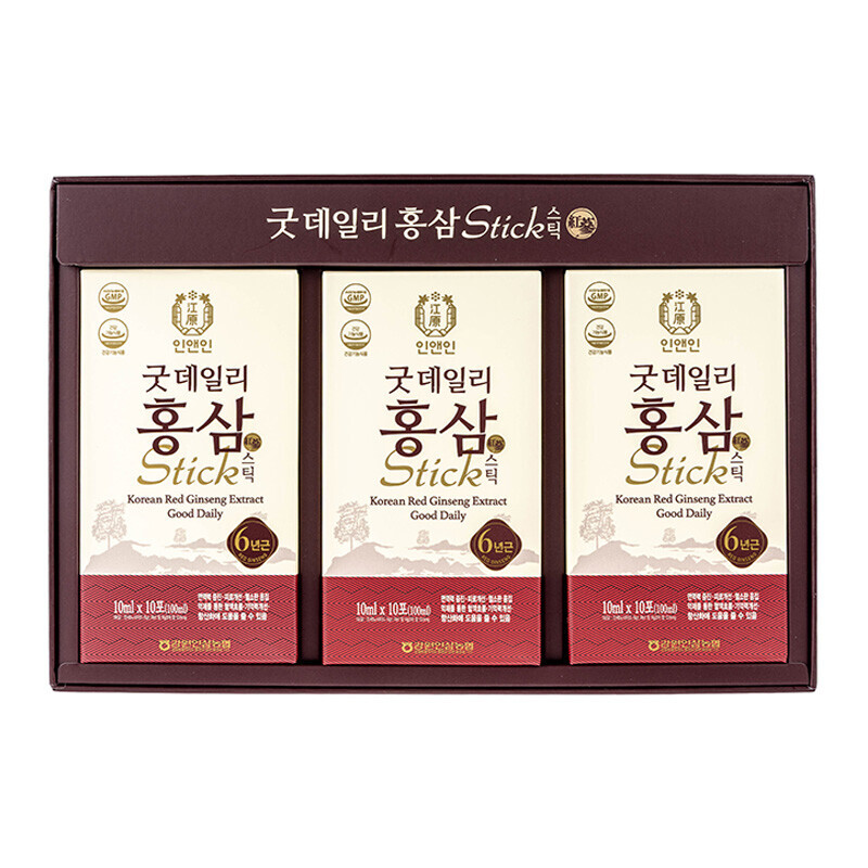 강원더몰,강원인삼농협 굿데일리 홍삼스틱(10ml * 30포)