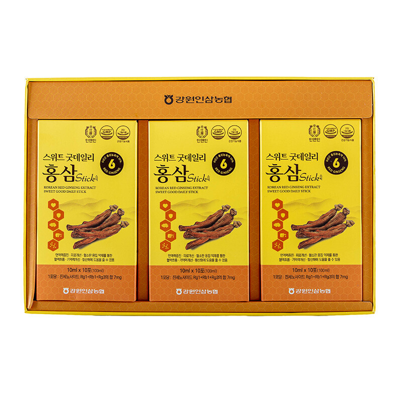 강원더몰,강원인삼농협 스위트 굿데일리 홍삼스틱(10ml*30포)
