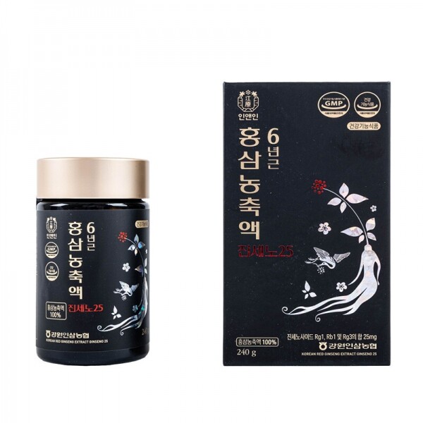 강원인삼농협,강원인삼농협 프리미엄 6년근 홍삼농축액 진세노25 240g
