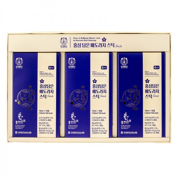 강원인삼농협,[1+1] 강원인삼농협 홍삼담은 배도라지 스틱