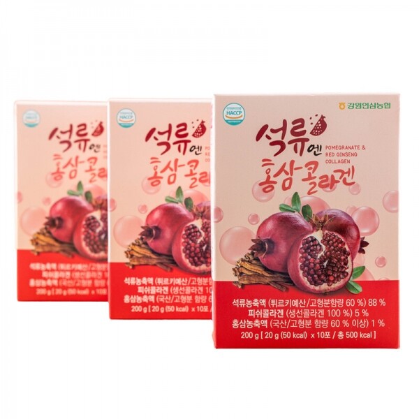 강원인삼농협,[1+1] 강원인삼농협 석류엔홍삼콜라겐