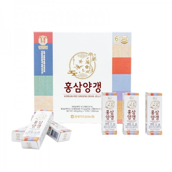 강원인삼농협,[1+1] 강원인삼농협 홍삼양갱 (45g*14개입)