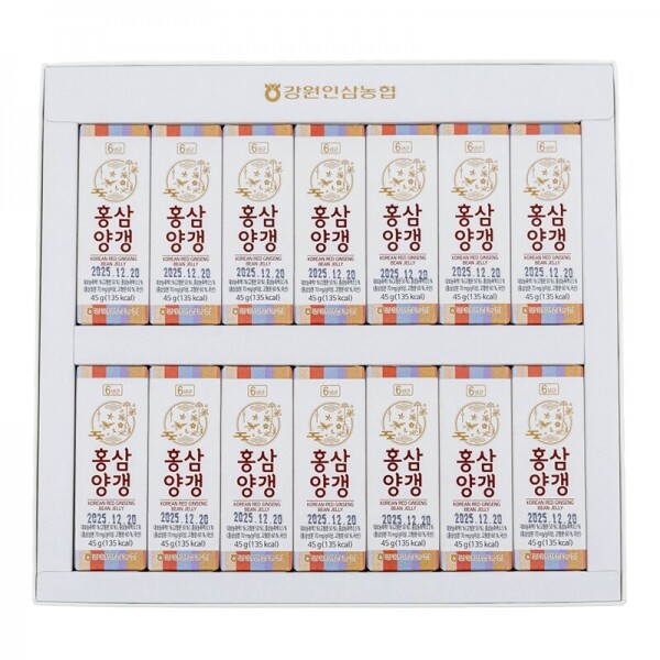 강원인삼농협,[1+1] 강원인삼농협 홍삼양갱 (45g*14개입)